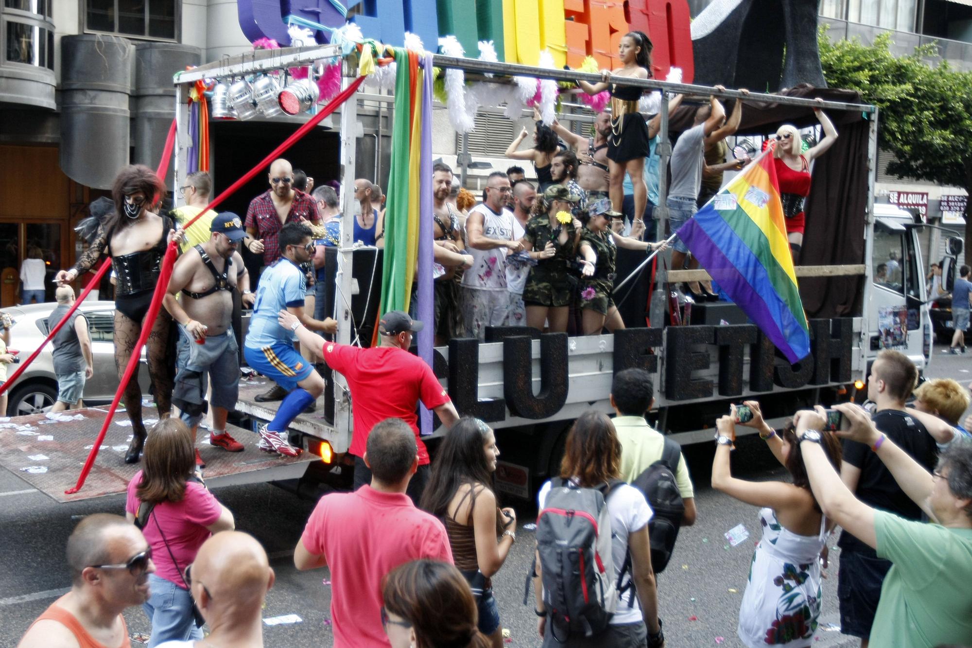Manifestación y marcha del Orgullo en 2012