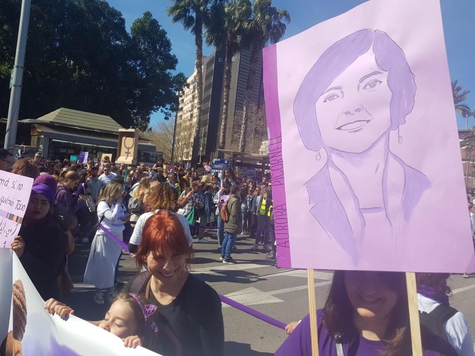 Demo auf Mallorca zum internationalen Frauentag