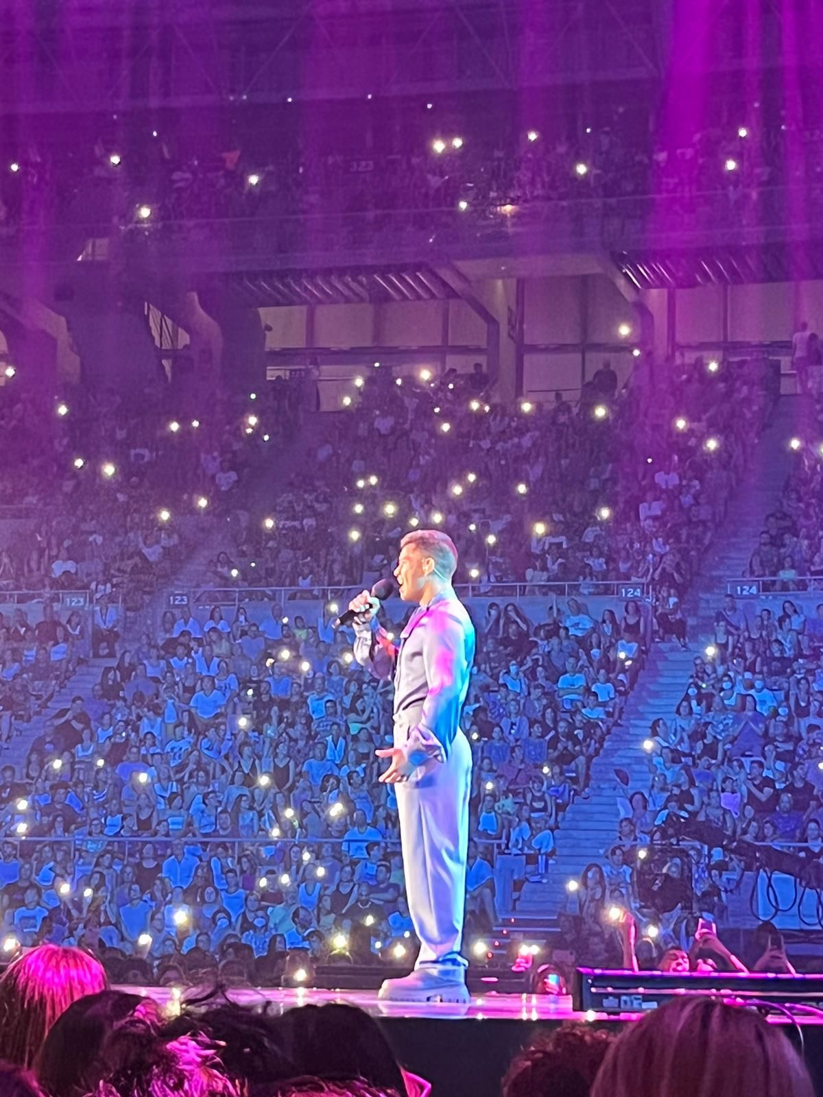 Pedro da Costa al concert d'Eufòria al Palau Sant Jordi