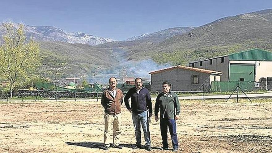 visita a los terrenos del parque de bomberos