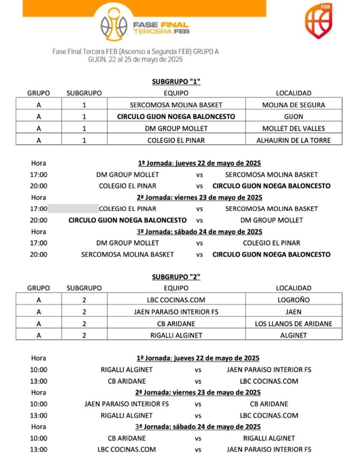 Calendario.