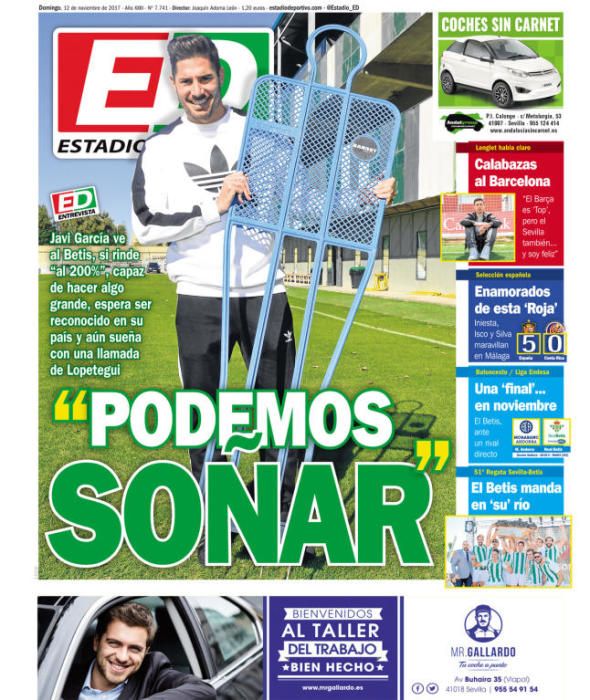 Portadas domingo 12 de noviembre de 2017