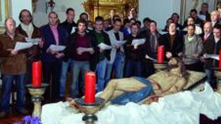 El coro del Miserere comienza los ensayos en la iglesia de San Andrés