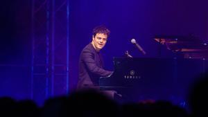 El músico Jamie Cullum, en un concierto en Hungría el pasado día 12