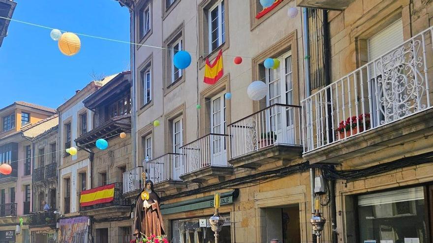 Santa Clara renueva su tradición en Villaviciosa: "Compartimos vínculo con este lugar desde hace más de tres siglos"
