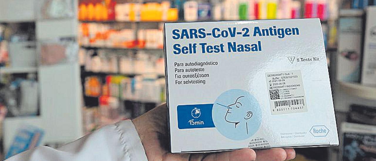 Test de antígenos en una farmacia