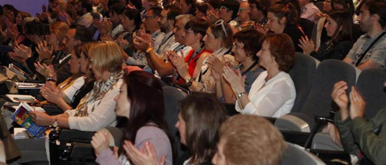 Asistentes al congreso de optometría del desarrollo, en la Feria.