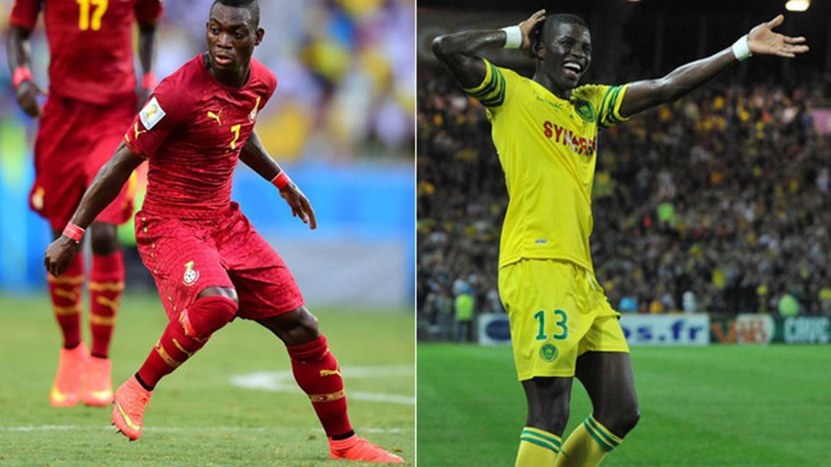 Atsu y Djilobodji, en dos imágenes de archivo