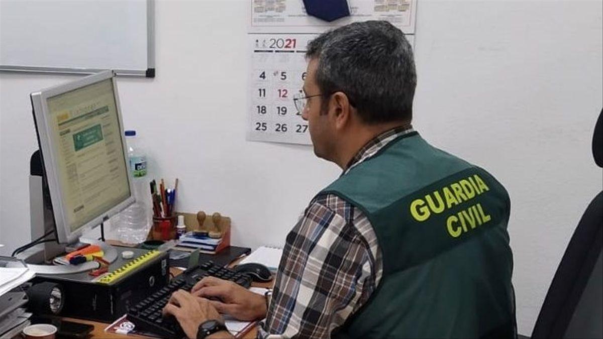 Un agente de la Guardia Civil.