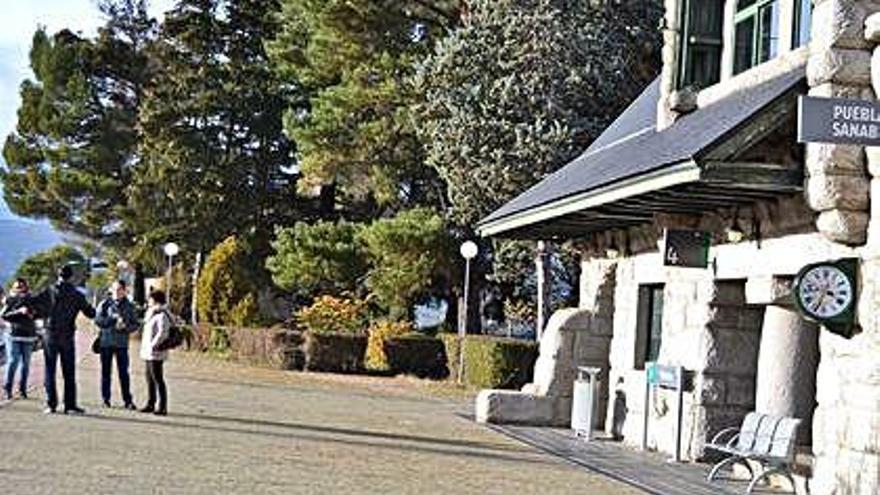 Estación de tren de Puebla de Sanabria.