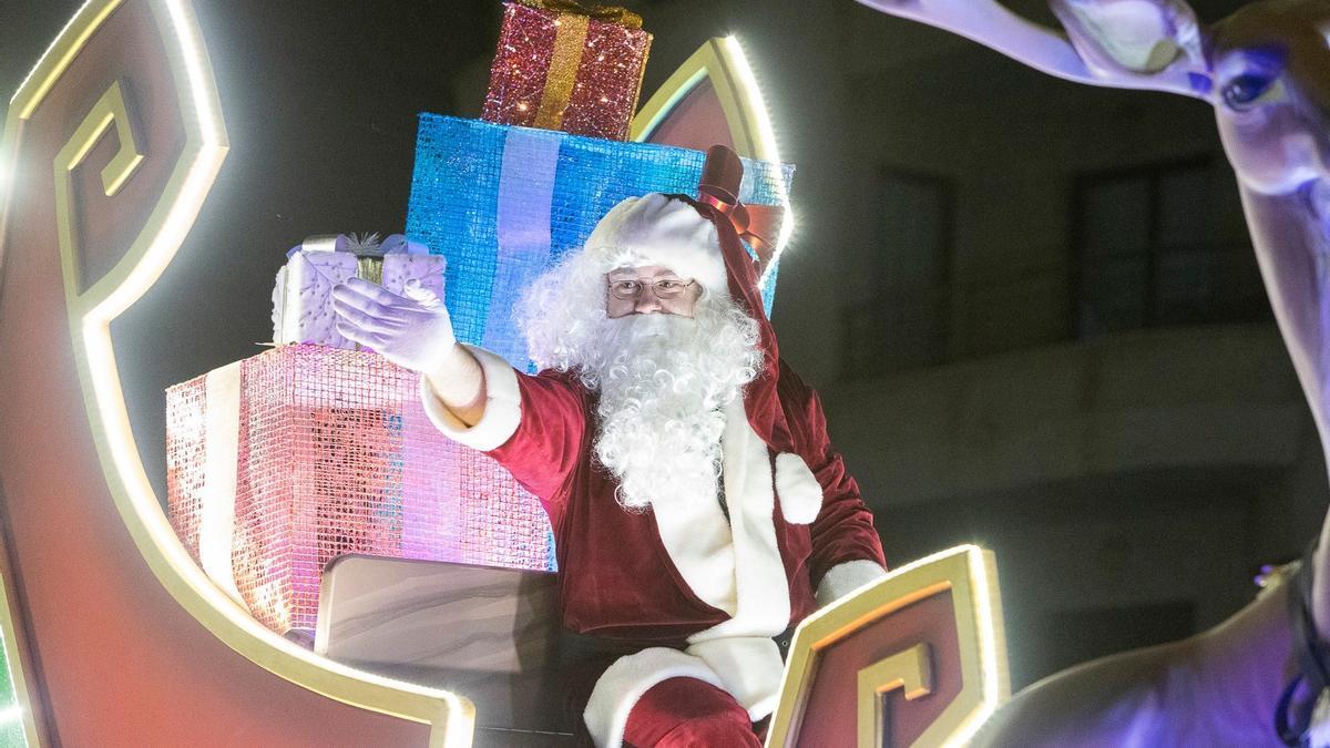Papá Noel en Gandia.