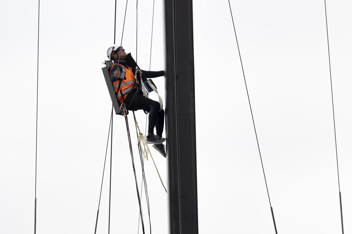 El Alinghi Red Bull Racing de la Copa América entrena en Barcelona