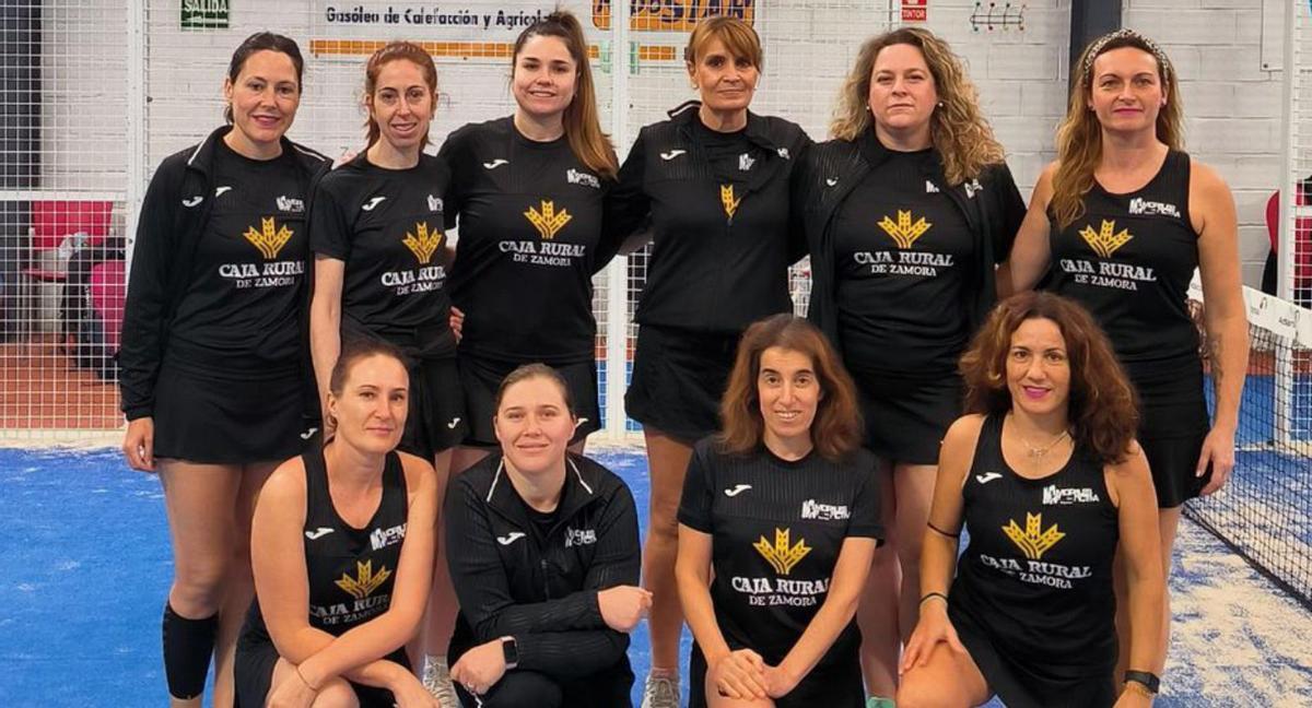 Las jugadoras del Morales Activa Caja Rural femenino. | Cedida