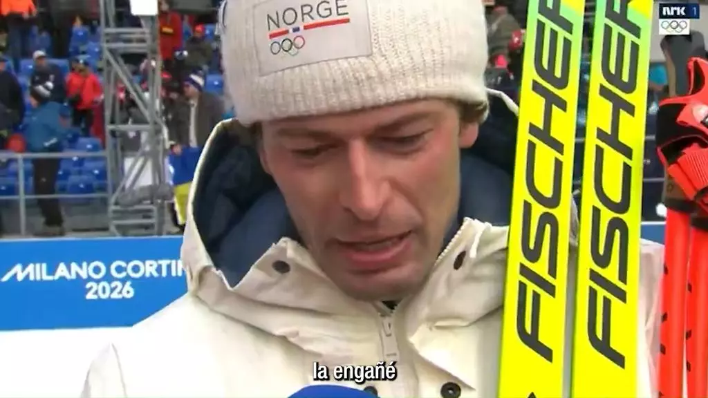 Gana el bronce… y confiesa en directo que fue infiel