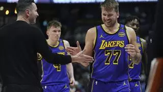Doncic realiza su primera gran exhibición con los Lakers