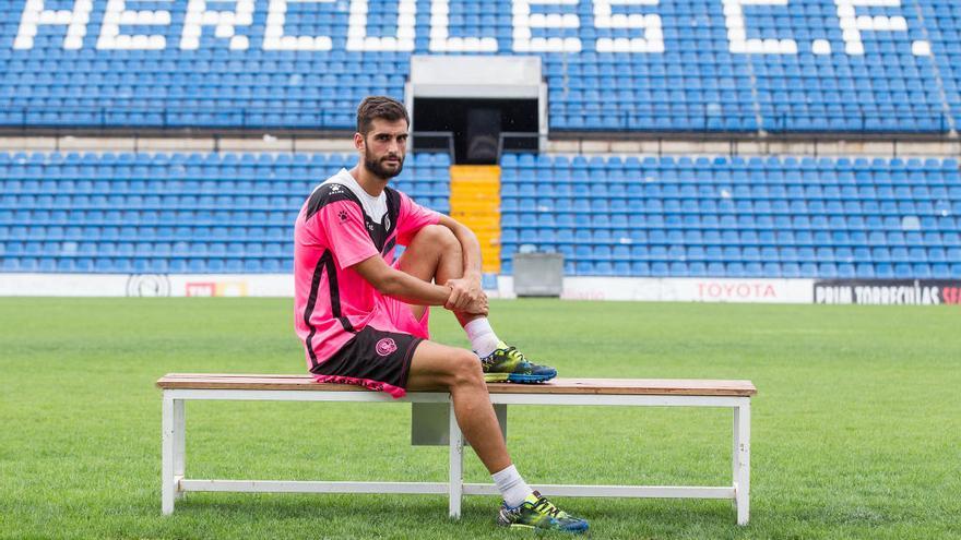 Mikel Santamaría, en el Rico Pérez durante la pasada pretemporada.