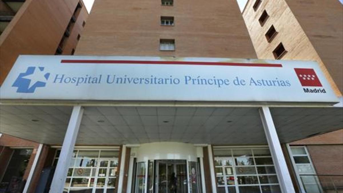 El Hospital Príncipe de Asturias, de Alcalá de Henares, ayer.