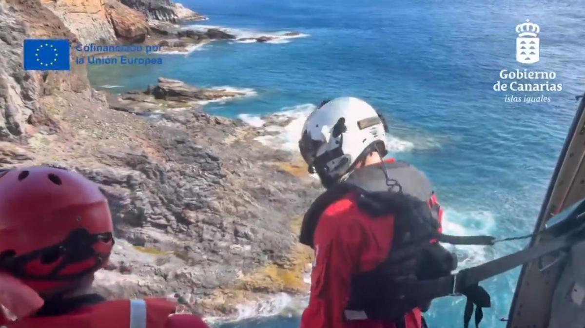 Búsqueda de un buceador desaparecido en La Gomera