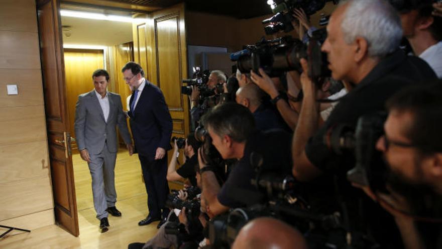 Optimismo de Rajoy aunque C´s siga en la abstención