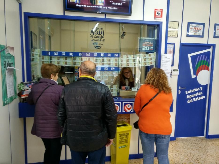 El segundo premio, vendido en la administración de Bocairent.