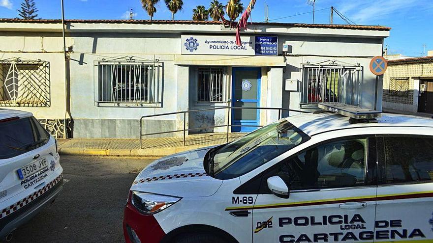El actual cuartel de la Policía Local de Cartagena en Pozo Estrecho.