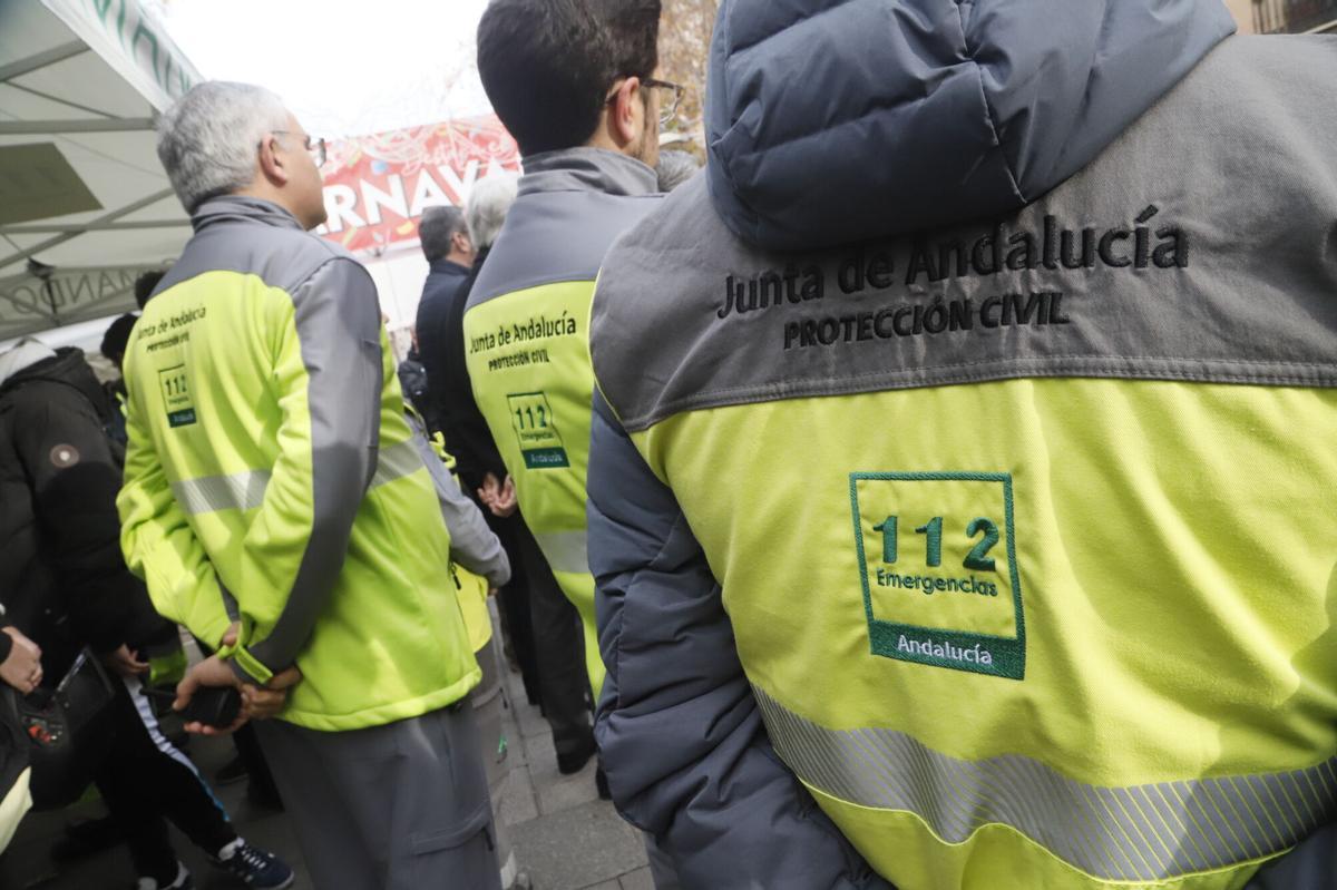 Efectivos del 112 en Córdoba.