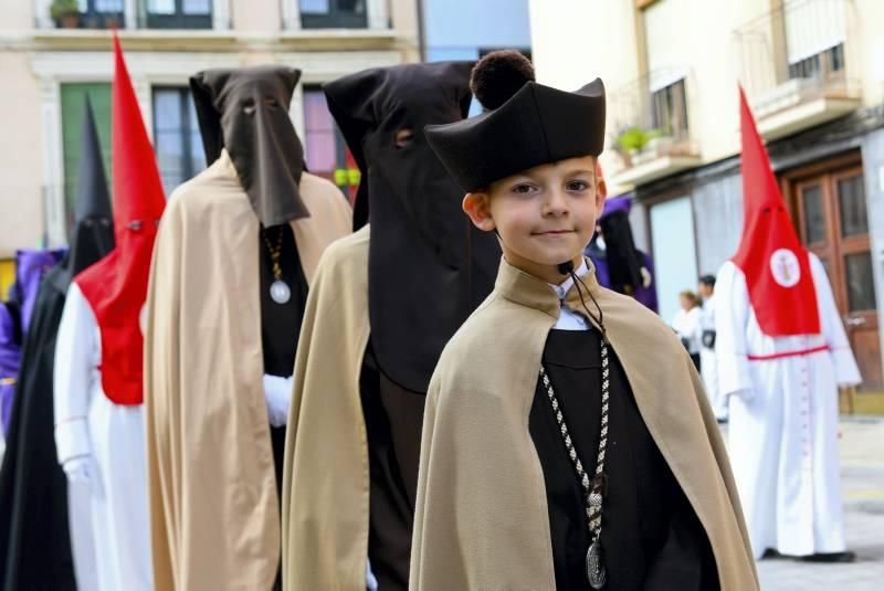 Acto de la Virgen de la Soledad ante el Cristo de la Cama