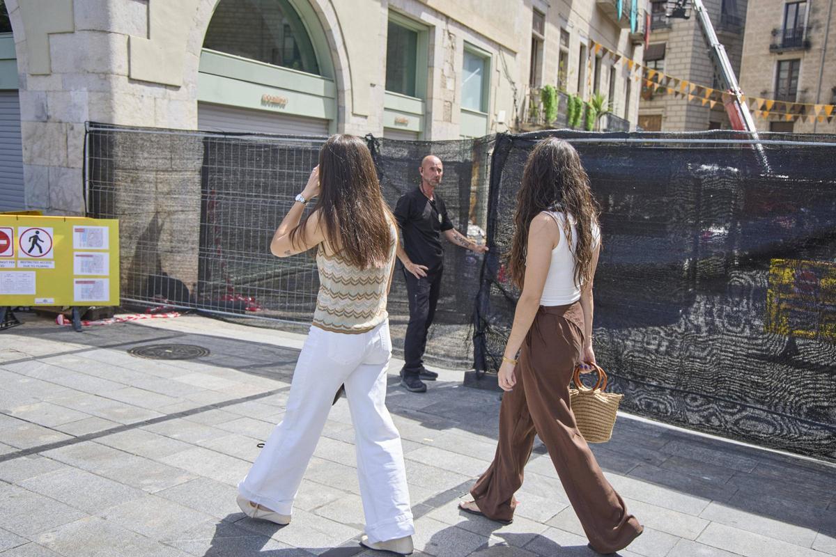 La plaça del Vi en acció