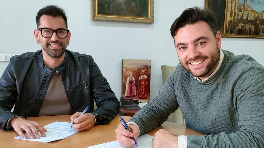 Sallent signa un nou conveni de col·laboració amb la Colla de Gegants