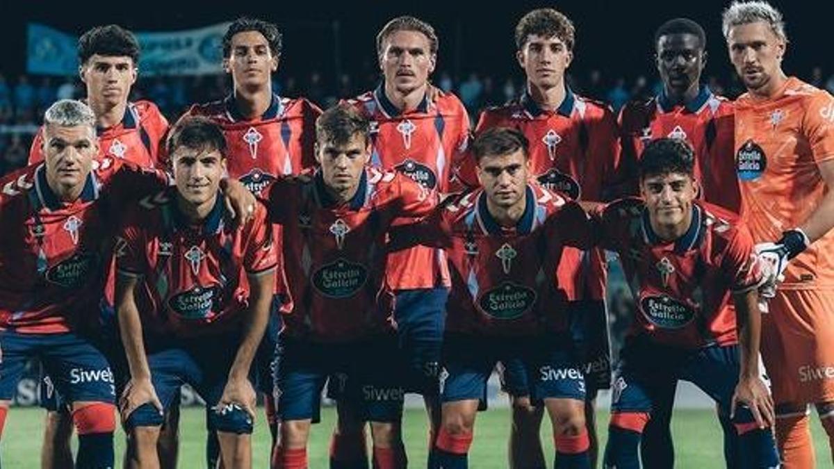 La alineación del Celta contra el Nápoles