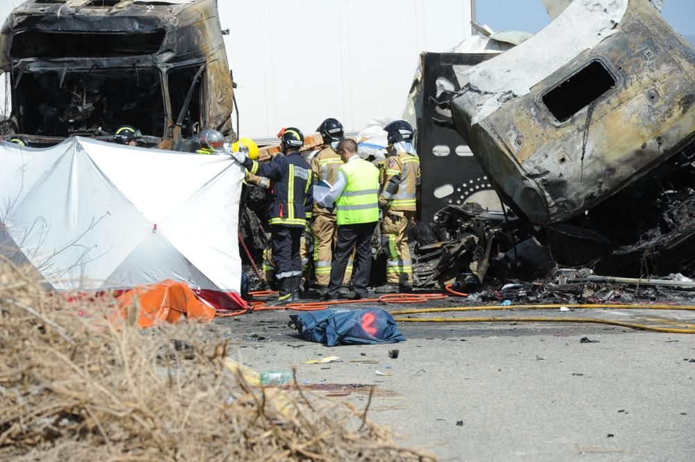 Las imágenes del accidente