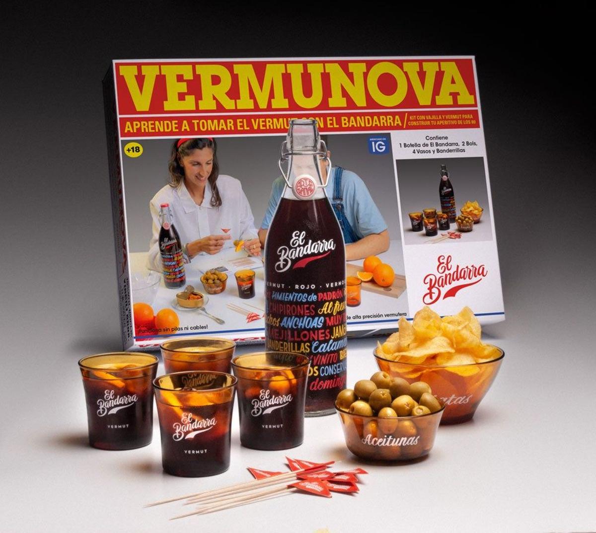 Vermunova, el pack para nostálgicos del vermú de El Bandarra (precio: 44,95 euros)