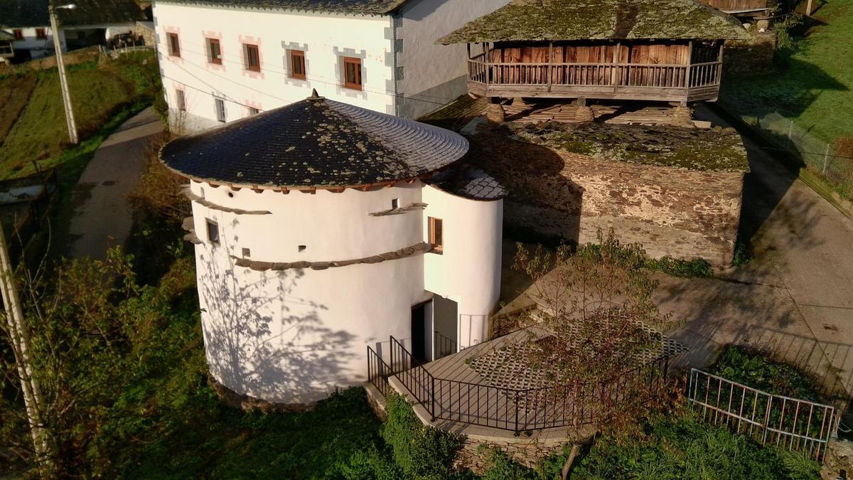 Vista área del palomar.