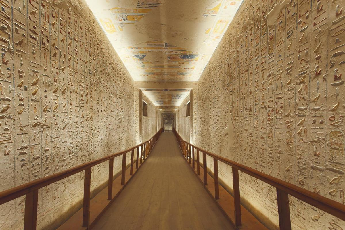 Tumba de Ramsés IV, en el Valle de los Reyes.