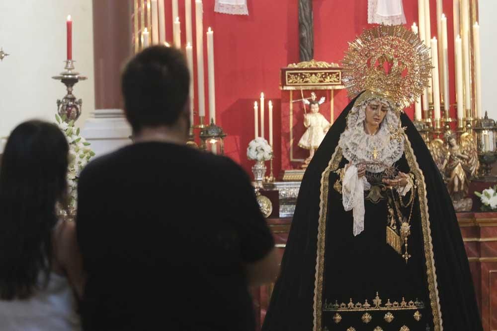 La Virgen de la Soledad ya está en la parroquia de Guadalupe
