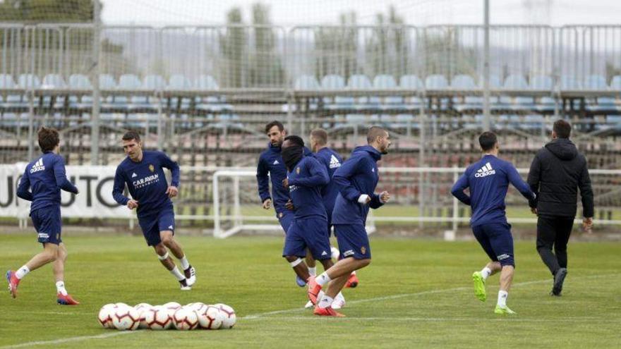 Lasure, Soro y Dorado regresan a la dinámica grupal del Real Zaragoza