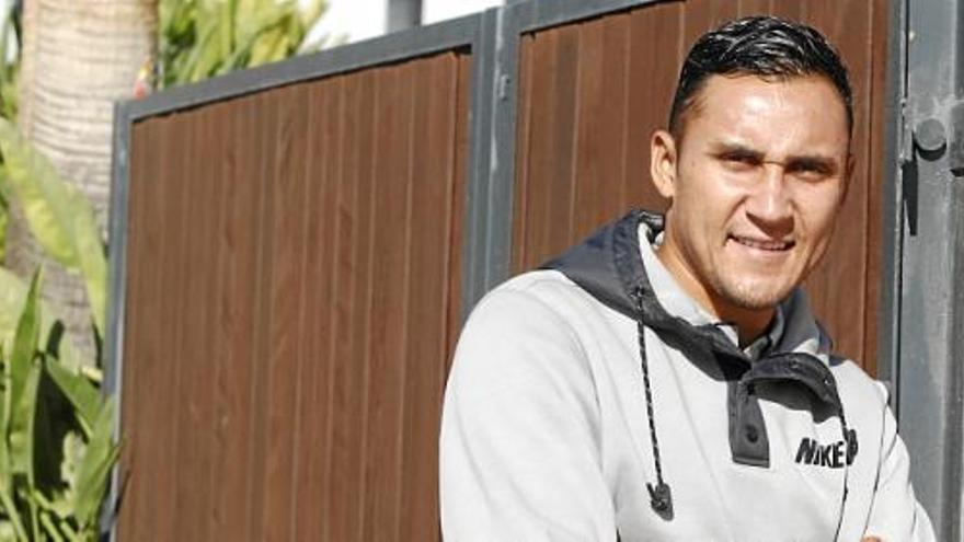 Keylor Navas espera estar para el partido contra el Villarreal