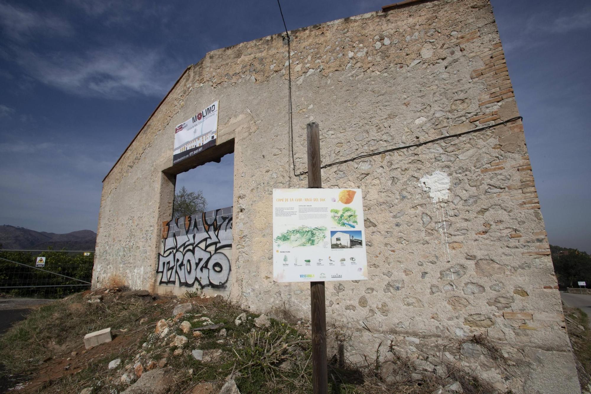 Las imágenes del molino de Félix o Garrigós que quieren convertir en centro cultural y etnológico