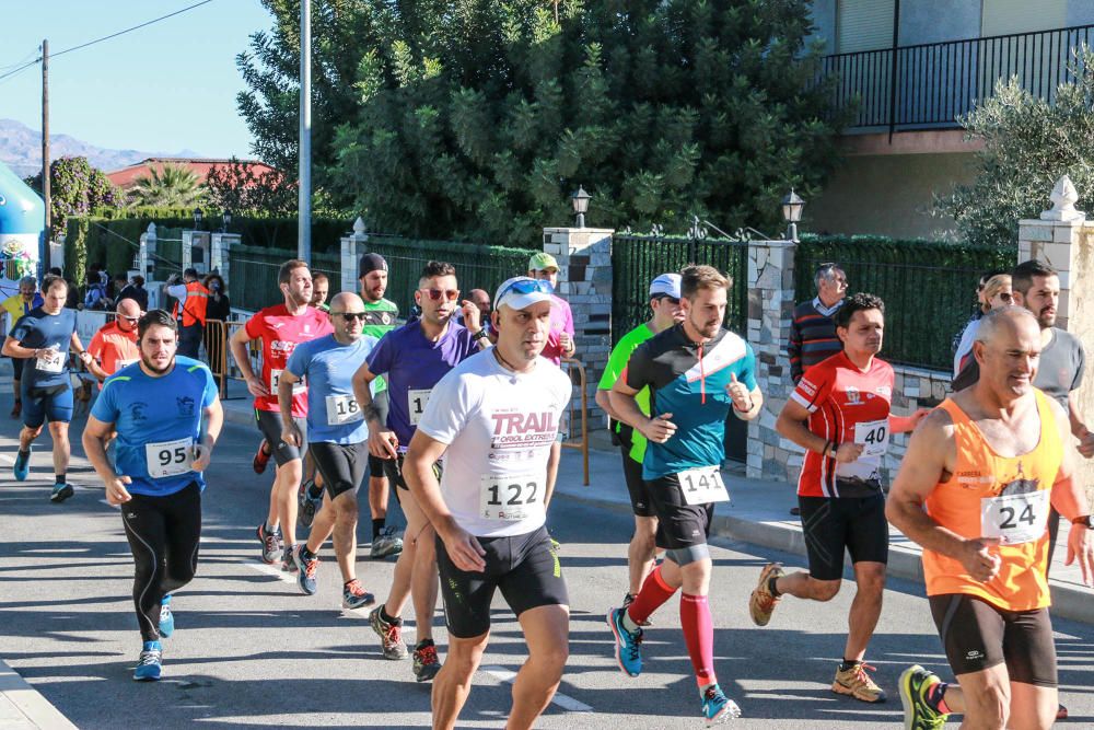 Carrera "OriMuela" y protesta de vecinos de Montep