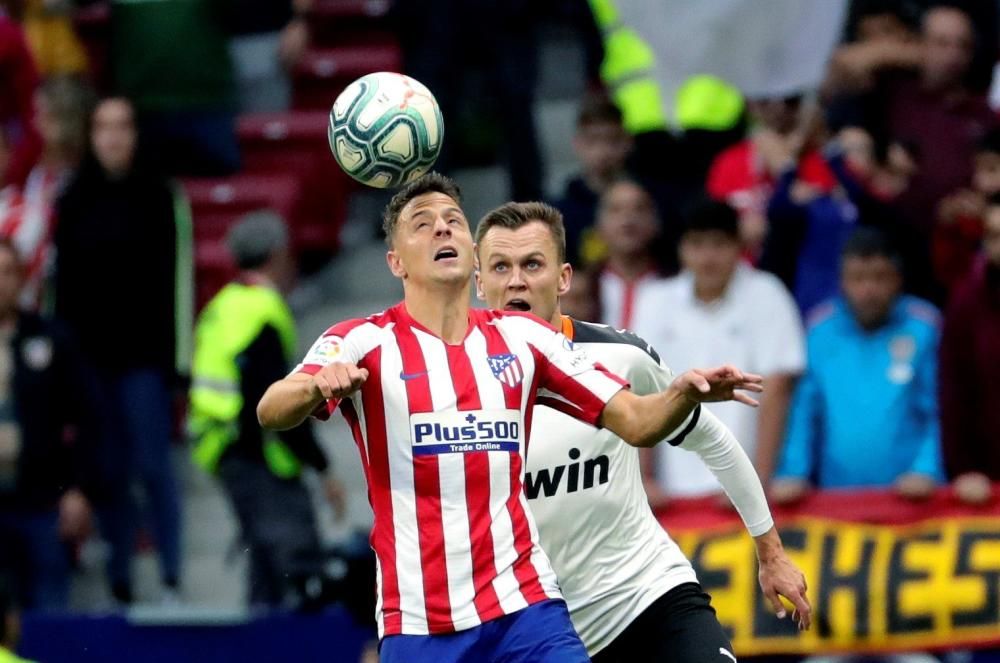 Atleti - Valencia CF: Las mejores fotos del duelo