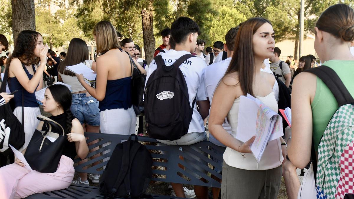 Así se ha vivido el primer día de la PAU en la Universidad de Murcia
