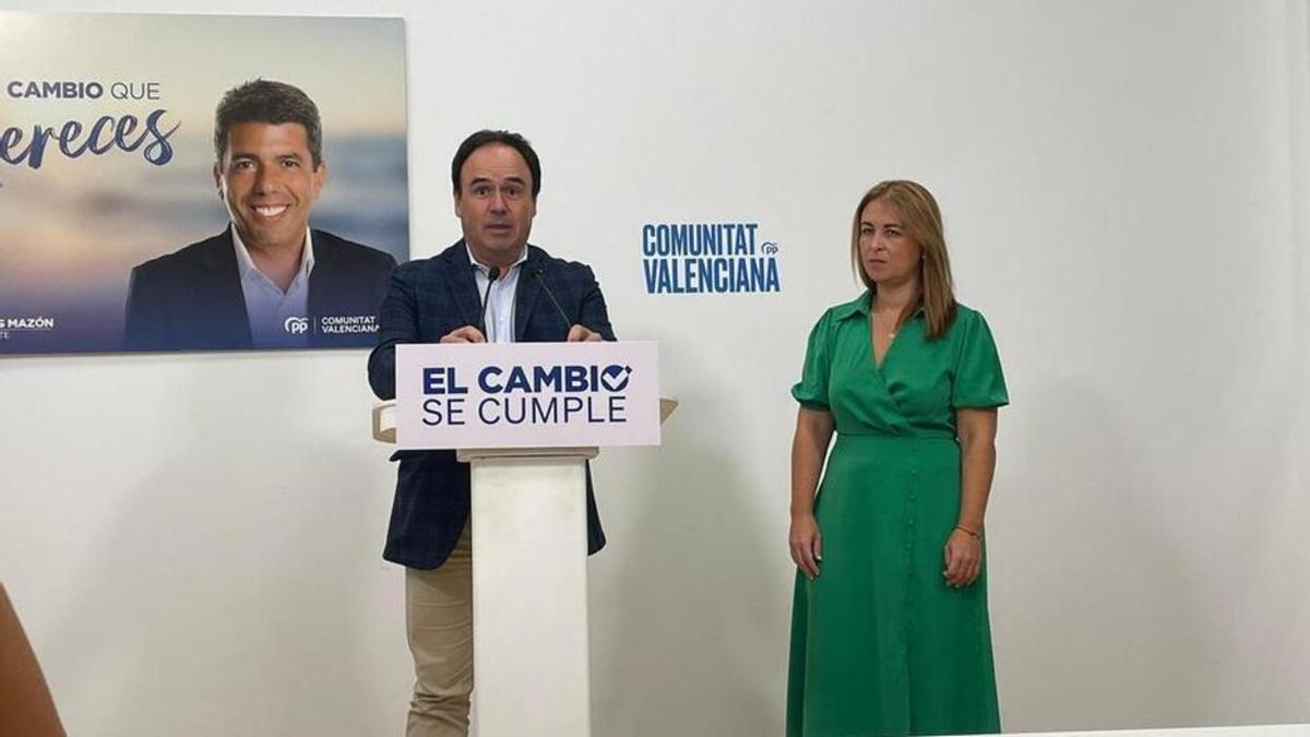 Llorca y Cortés, en la sede del PPCV