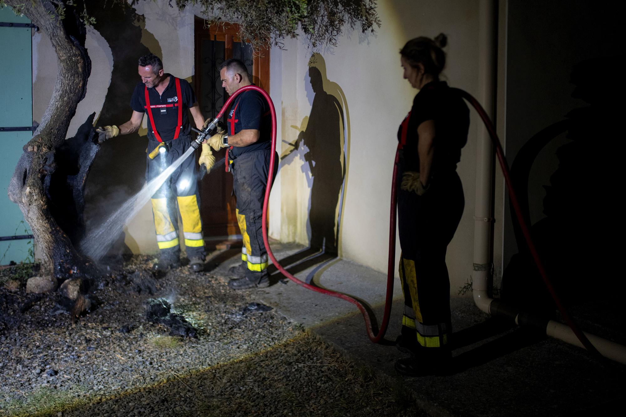 L'incendi de la Catalunya nord, en imatges