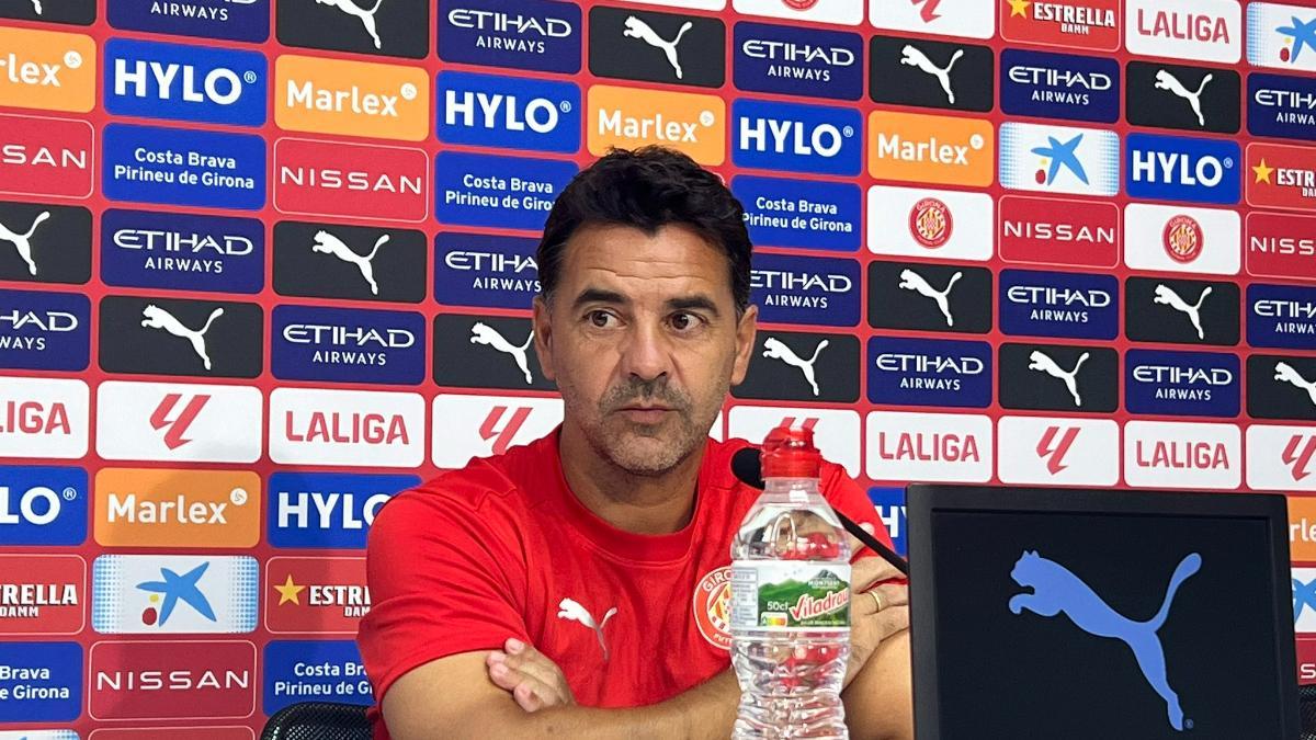 Míchel, en la previa del Sevilla-Girona