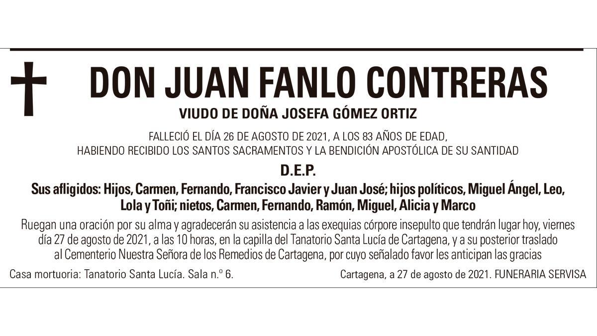 D. Juan Fanlo Contreras