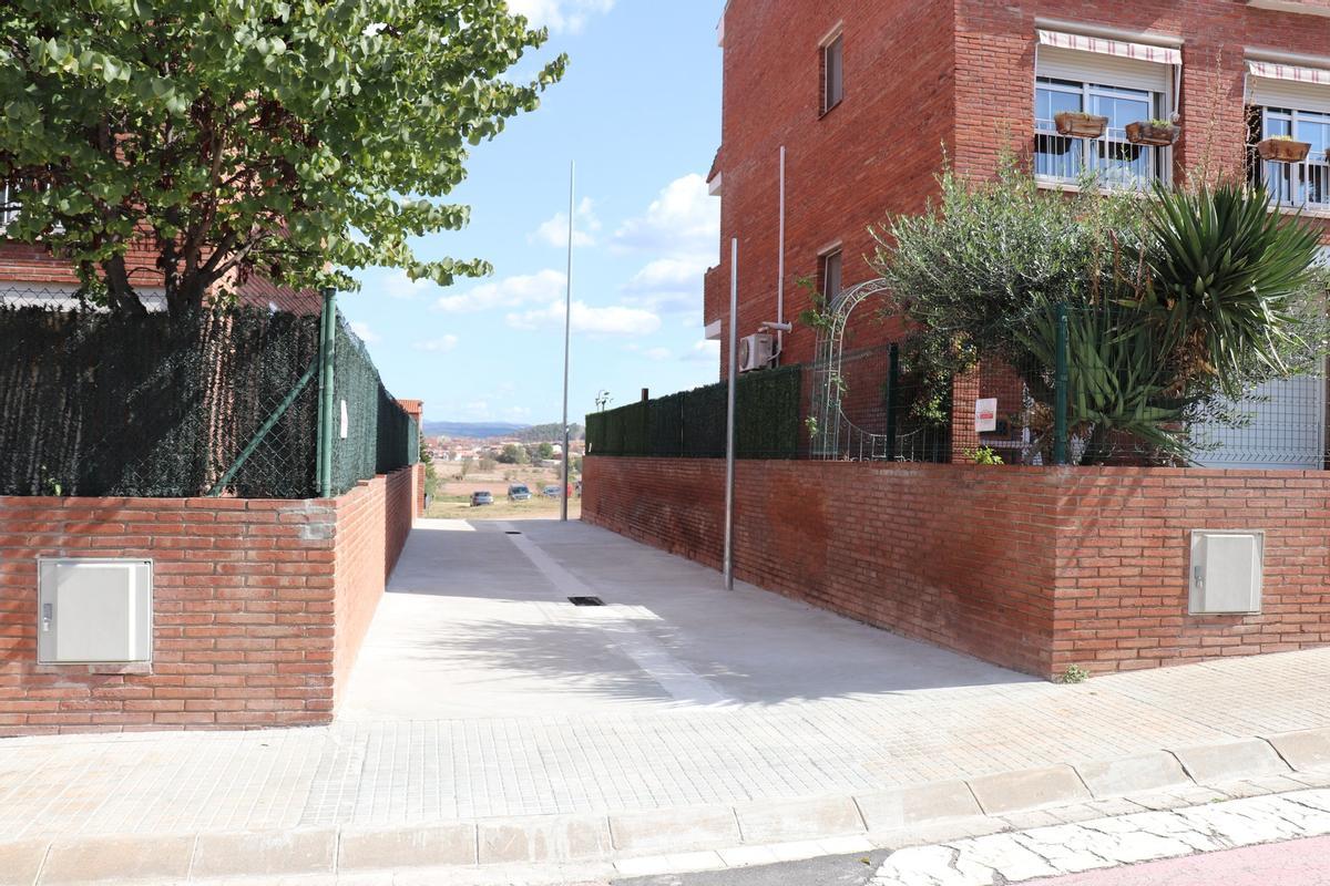 Pas de servei que ja es va arranjar a la Rosaleda, intervenció a la qual es donarà continuïtat