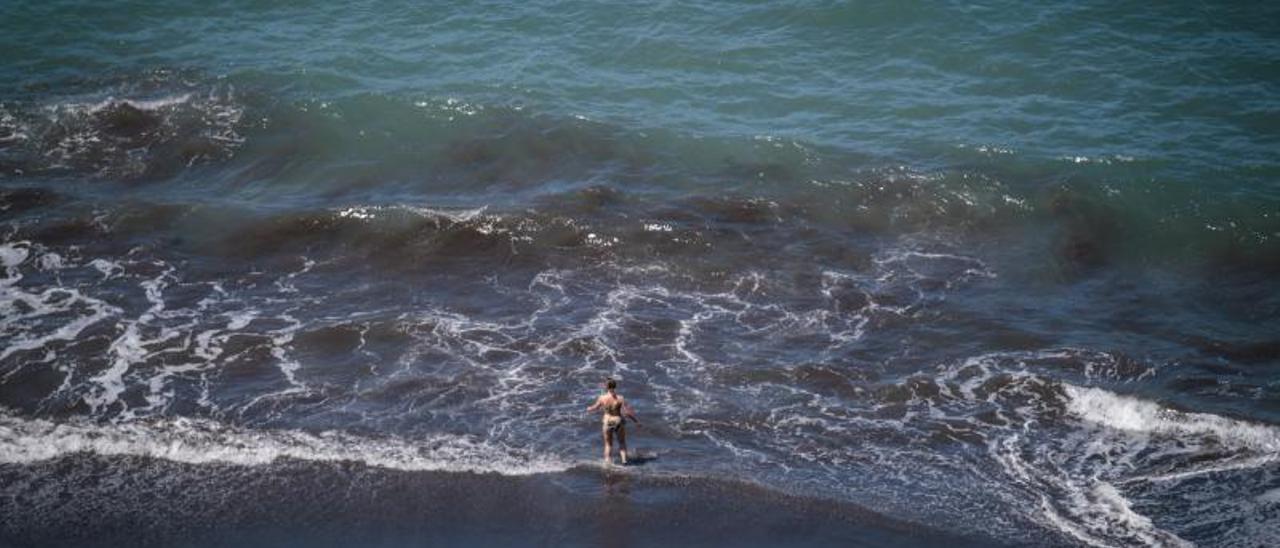 La playa del Bollullo, en La Orotava