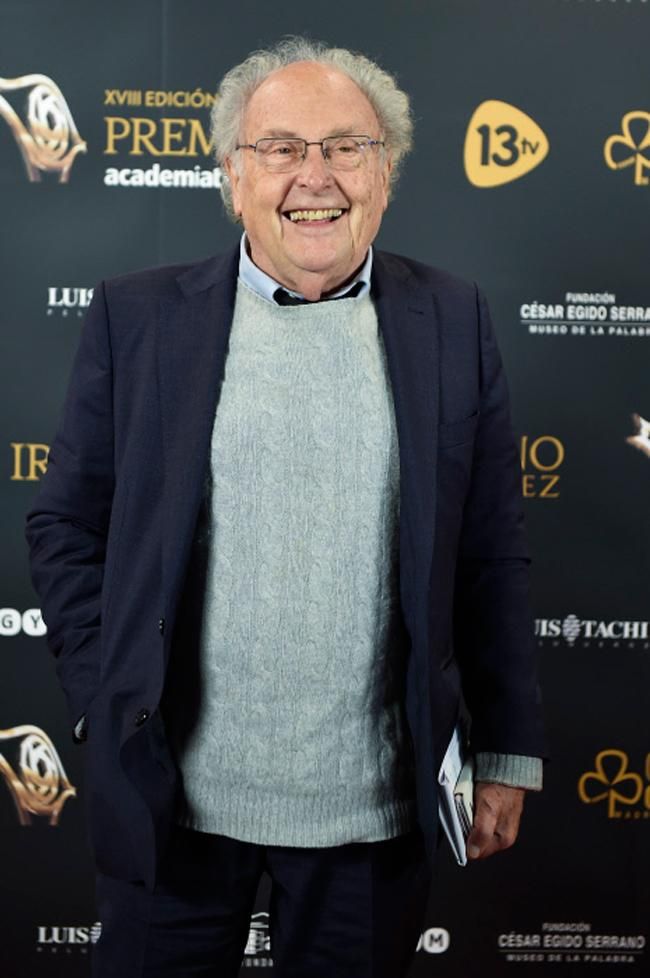 Eduard Punset en los Premios Iris de la Academia de la Televisión en 2016