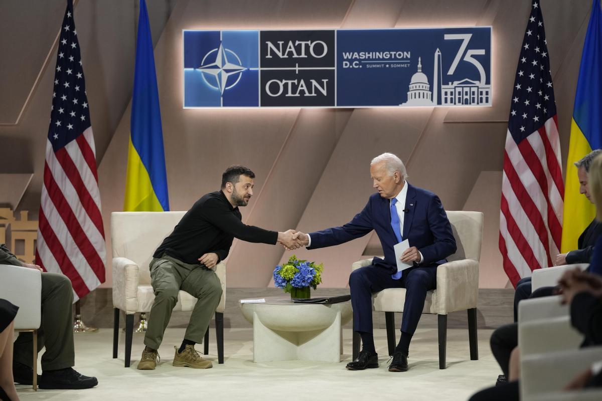 Biden presenta a Zelenski como “presidente Putin” en la cumbre de la OTAN