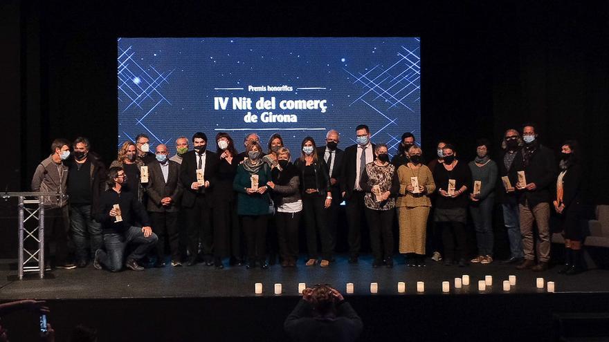 La IV Nit del Comerç premia les associacions comercials de Girona